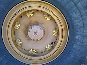 gallery mine truck wheel